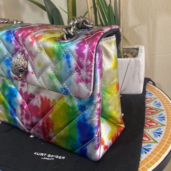 Kurt Geiger London Kensington X Tie Dye Shoulder Bag - Picture 9 of 13